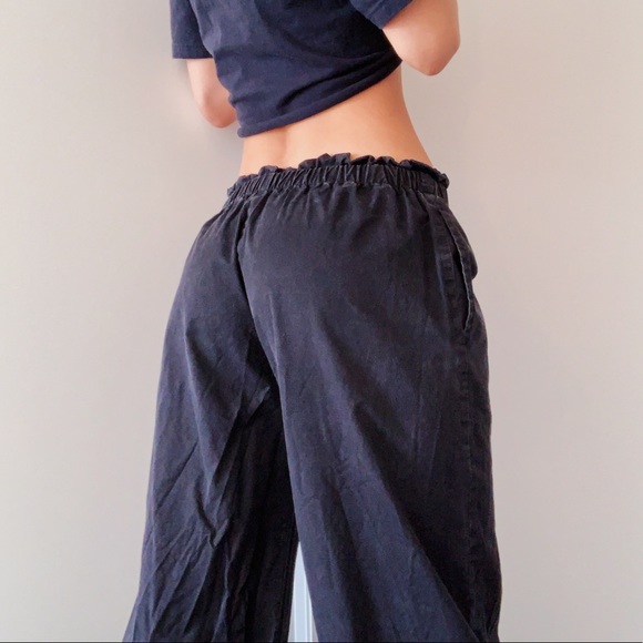 Vintage low rise paper bag harem pants 📞 - Picture 13 of 16